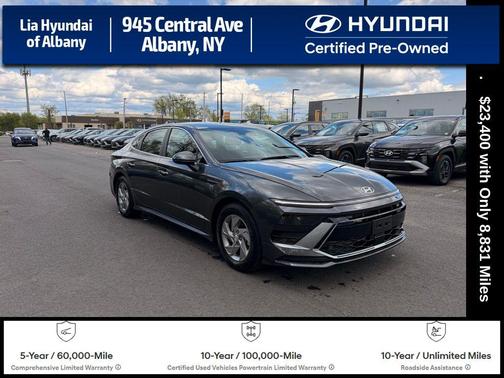 Portofino Gray 2025 Hyundai SONATA SE