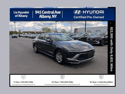 Portofino Gray 2025 Hyundai SONATA SE
