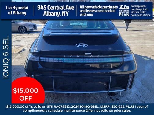 Onyx Black 2024 Hyundai IONIQ 6 SEL