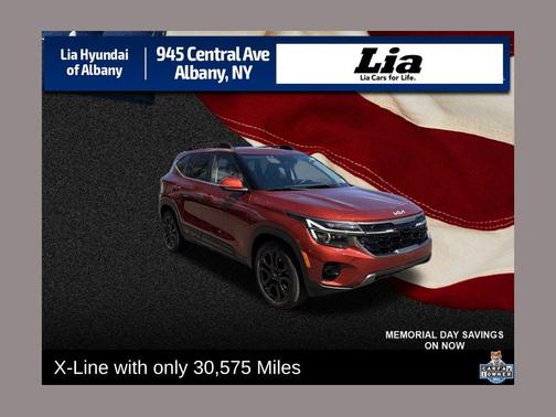 Mars Orange 2024 Kia Seltos X-Line