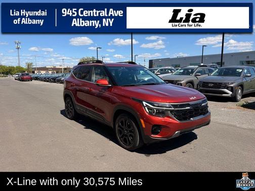 Mars Orange 2024 Kia Seltos X-Line