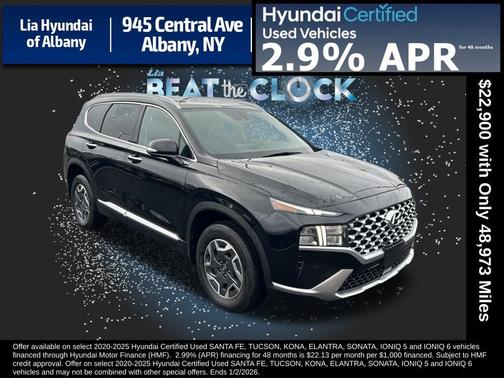 2022 Hyundai SANTA FE HEV Blue