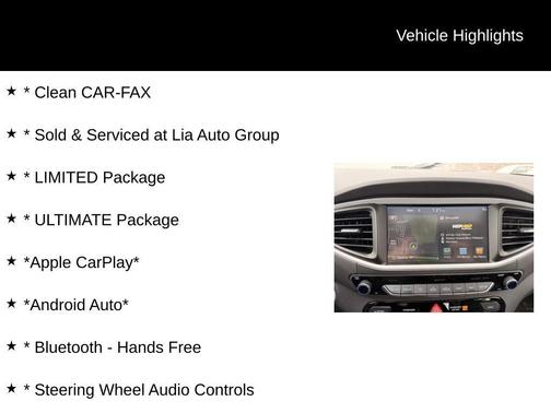 2019 Hyundai IONIQ Plug-In Hybrid Limited