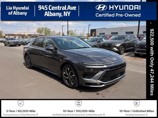Portofino Gray 2025 Hyundai SONATA SEL