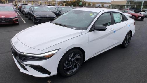 Serenity White Pearl 2026 Hyundai ELANTRA HEV Blue