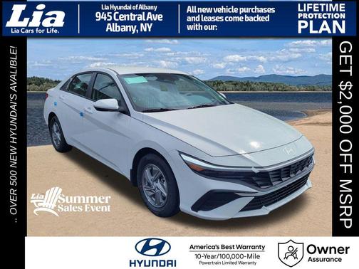 Serenity White 2026 Hyundai ELANTRA SE
