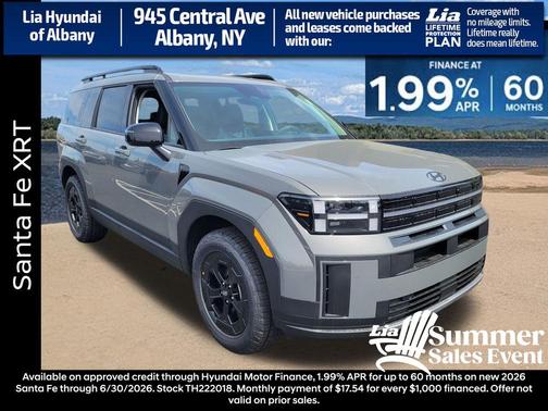 Hampton Gray 2026 Hyundai SANTA FE XRT
