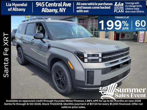 Hampton Gray 2026 Hyundai SANTA FE XRT