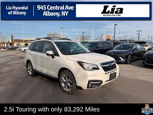 Crystal White Pearl 2018 Subaru Forester 2.5i Touring