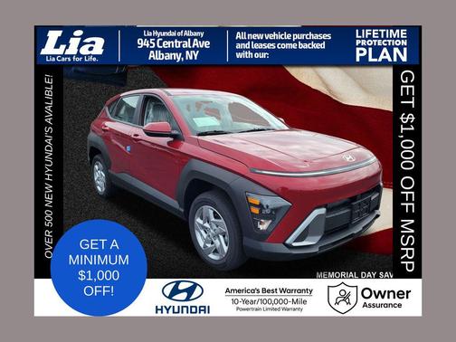 Ultimate Red Metallic 2026 Hyundai KONA SE