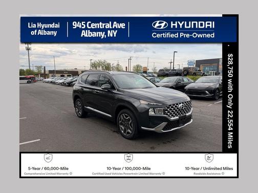 Portofino Gray 2023 Hyundai SANTA FE HEV SEL Premium
