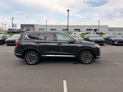 Portofino Gray 2023 Hyundai SANTA FE HEV SEL Premium