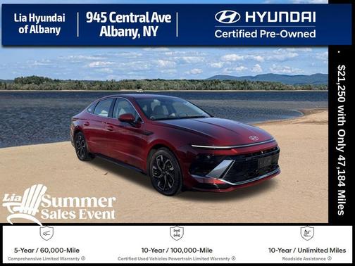 Ultimate red 2024 Hyundai SONATA SEL