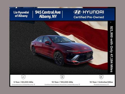 Ultimate red 2024 Hyundai SONATA SEL