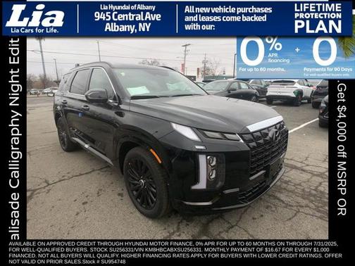 2025 Hyundai PALISADE Calligraphy Night Edition