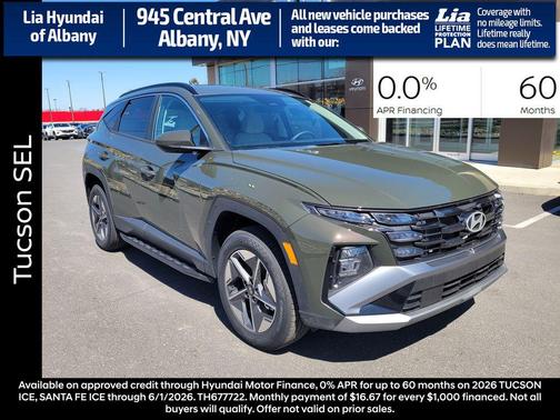 Rockwood Green 2026 Hyundai TUCSON SEL