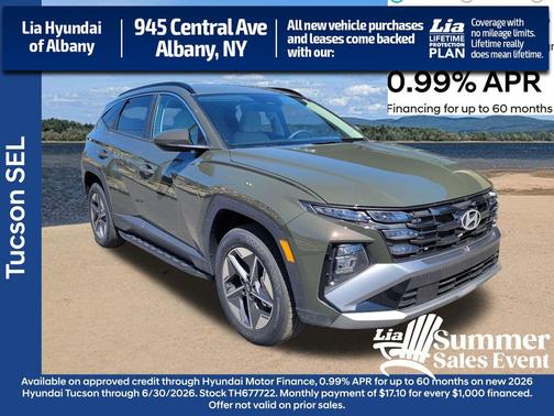 Rockwood Green 2026 Hyundai TUCSON SEL