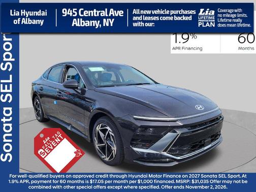 Carbon Blue 2026 Hyundai SONATA SEL