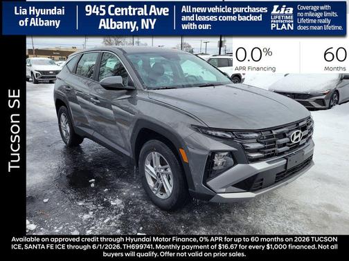Hampton Gray 2026 Hyundai TUCSON SE