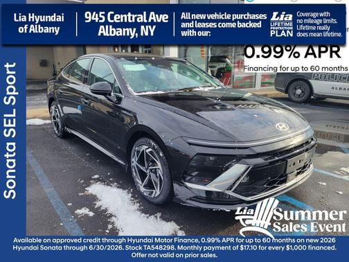 Abyss Black 2026 Hyundai SONATA SEL