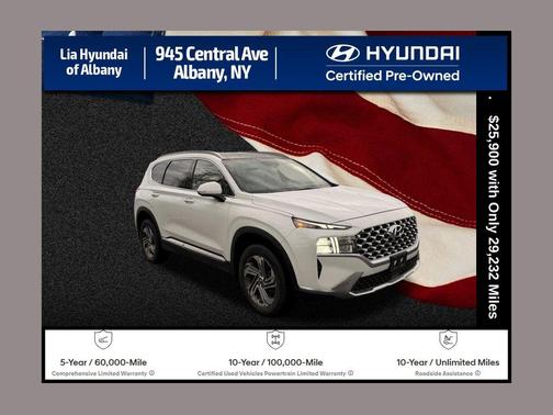 Serenity White Pearl 2023 Hyundai SANTA FE SEL 2.4
