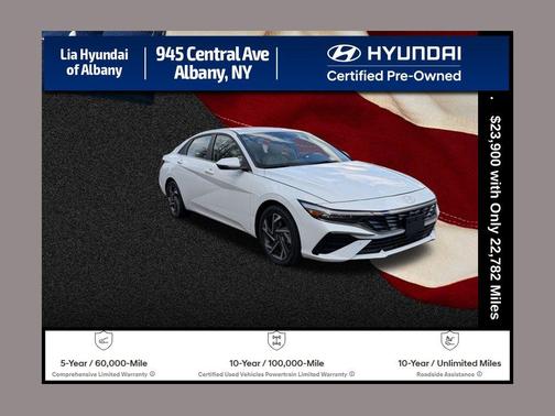 Serenity White 2024 Hyundai ELANTRA HEV Limited