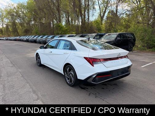 Serenity White 2024 Hyundai ELANTRA HEV Limited