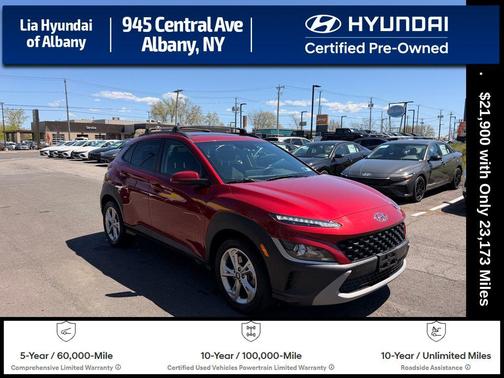 Ultimate Red 2023 Hyundai KONA SEL