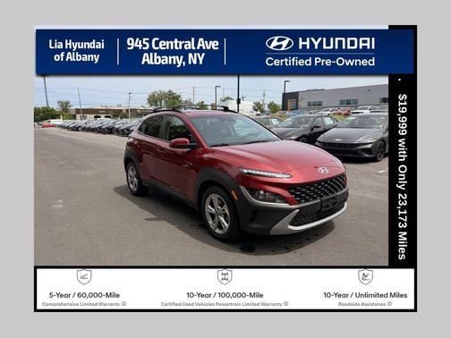 Ultimate Red 2023 Hyundai KONA SEL