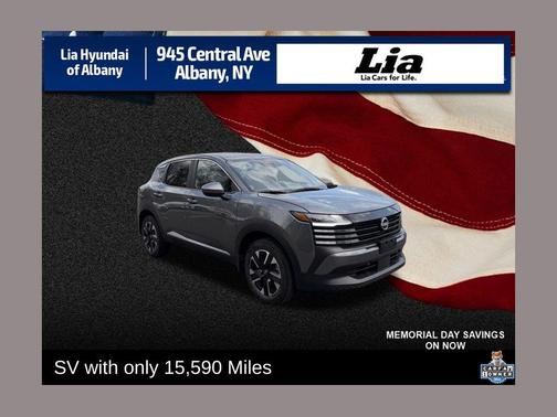 Gun Metallic 2025 Nissan Kicks SV