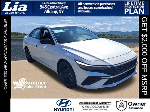 Serenity White Pearl 2026 Hyundai ELANTRA Sport