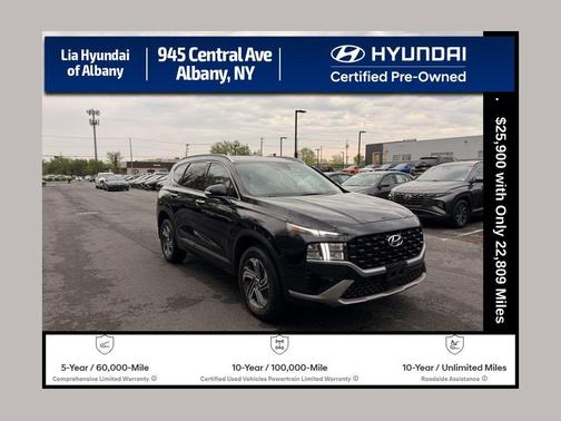 Twilight Black 2023 Hyundai SANTA FE SEL 2.4