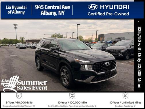 Twilight Black 2023 Hyundai SANTA FE SEL 2.4