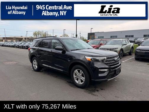 AGATE BLACK METALLIC 2020 Ford Explorer XLT
