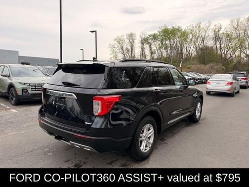 AGATE BLACK METALLIC 2020 Ford Explorer XLT