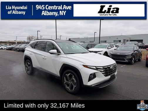 Serenity White Pearl 2023 Hyundai TUCSON Limited