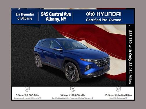Intense Blue 2023 Hyundai TUCSON Limited