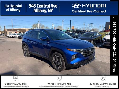 Intense Blue 2023 Hyundai TUCSON Limited