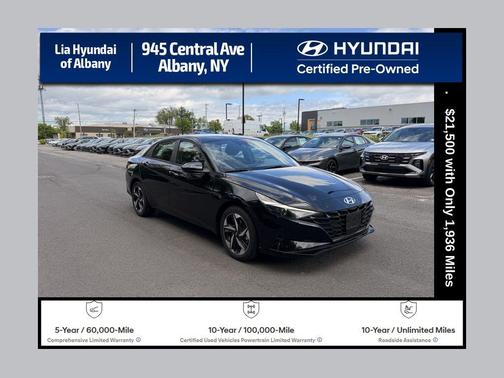 Onyx Black 2023 Hyundai ELANTRA SEL