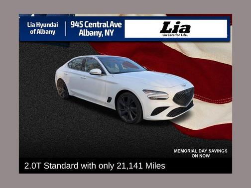 Alta White 2023 Genesis G70 2.0T AWD