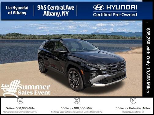 Ash Black 2025 Hyundai TUCSON Hybrid Limited