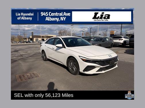 Serenity White 2024 Hyundai ELANTRA SEL
