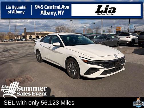 Serenity White 2024 Hyundai ELANTRA SEL