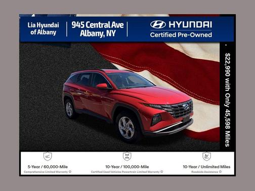 Calypso Red 2023 Hyundai TUCSON SEL