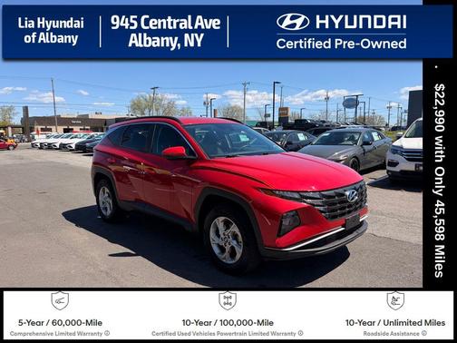 Calypso Red 2023 Hyundai TUCSON SEL