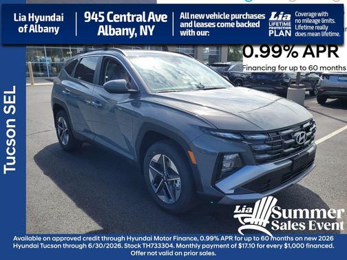 Hampton Gray 2026 Hyundai TUCSON SEL