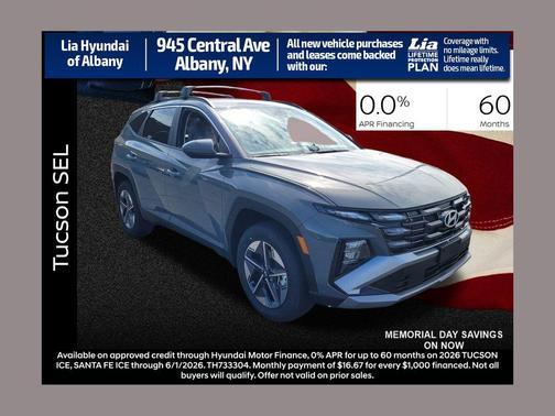 Hampton Gray 2026 Hyundai TUCSON SEL