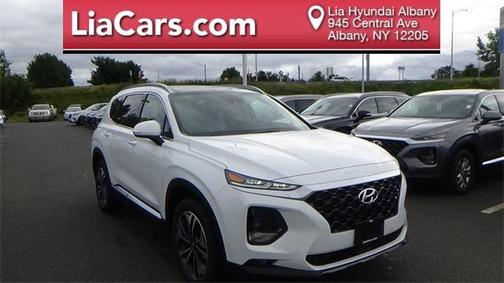 Quartz White 2019 Hyundai SANTA FE Ultimate 2.0T