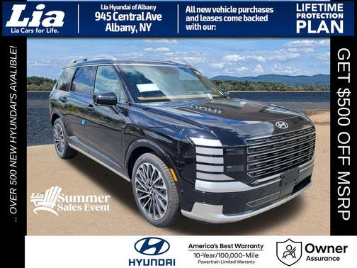 Abyss Black Pearl 2026 Hyundai Palisade Hybrid Calligraphy
