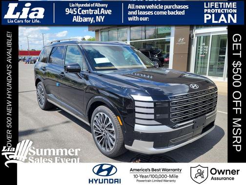 Abyss Black Pearl 2026 Hyundai Palisade Hybrid Calligraphy